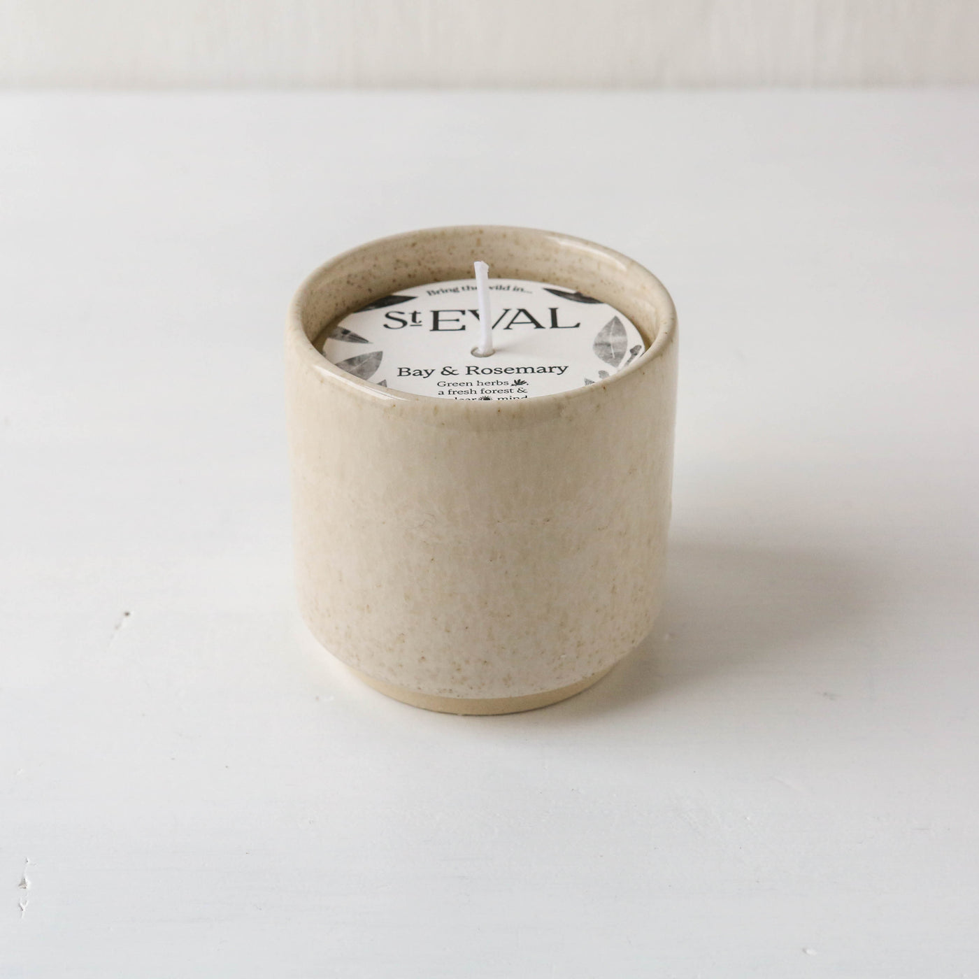 NEW St. Eval Sand Dunes Ceramic Pot Scented Candle