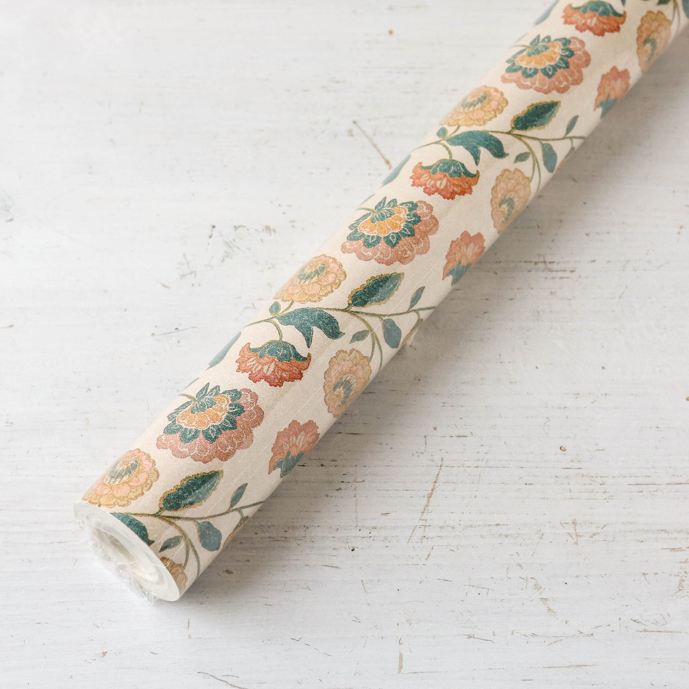 10m Floral 'Margie' Design Paper Gift Wrap Roll