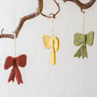 Felt Hanging Bow Decoration