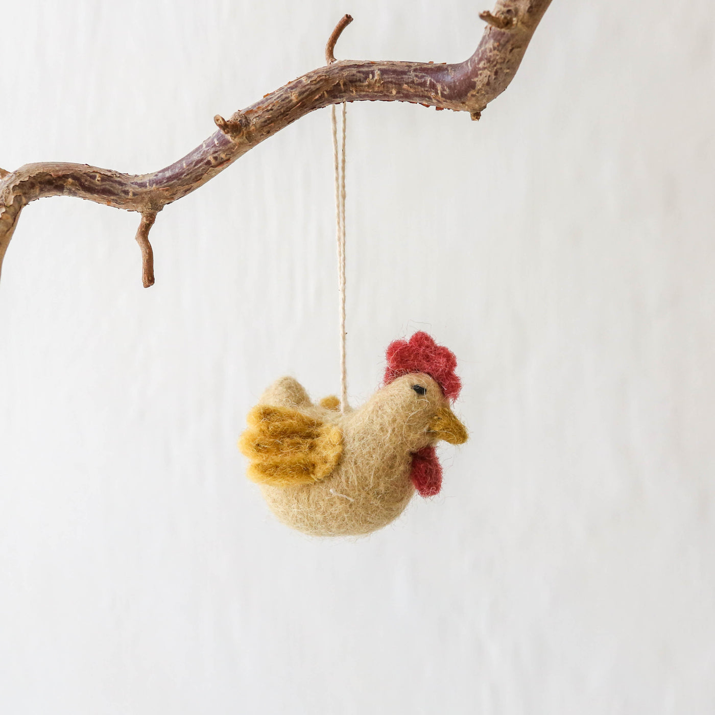 Felt Rooster Hanging Decoration