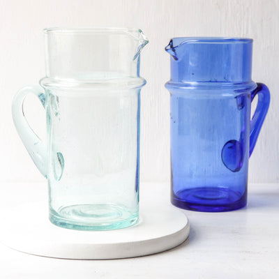 Medium Handmade Recycled Glass Jug