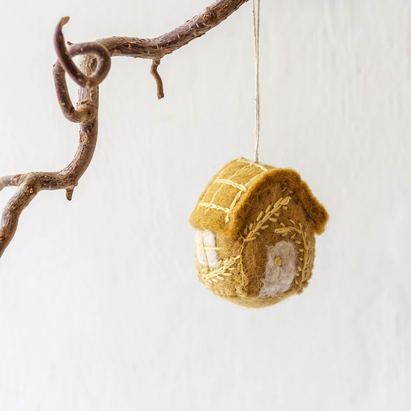 Ochre Spring House Felt Hanging Decoration