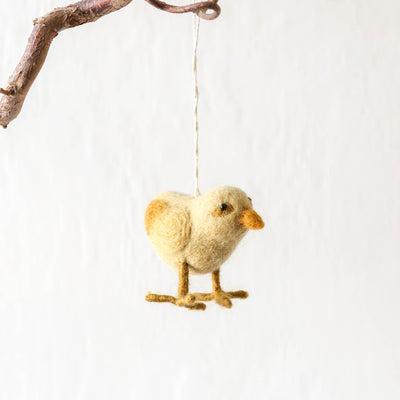 Felt Hanging Decoration - Standing Chick