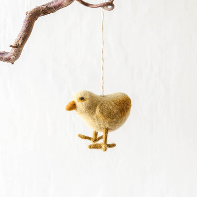 Felt Hanging Decoration - Standing Chick