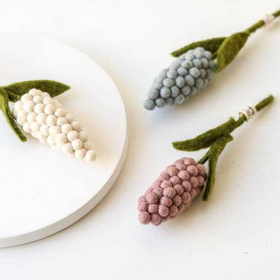 Felt Pearl Hyacinth Stem