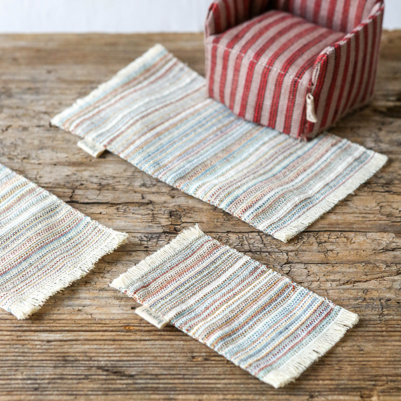 Striped Rug by Maileg - Medium