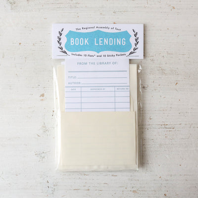 Book Lending Book Plates - Pack of 10