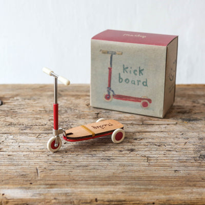 Kick Board Scooter for Maileg Mice - Red