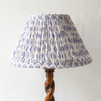 30cm Empire Pleated Lampshade - Sophia Blue