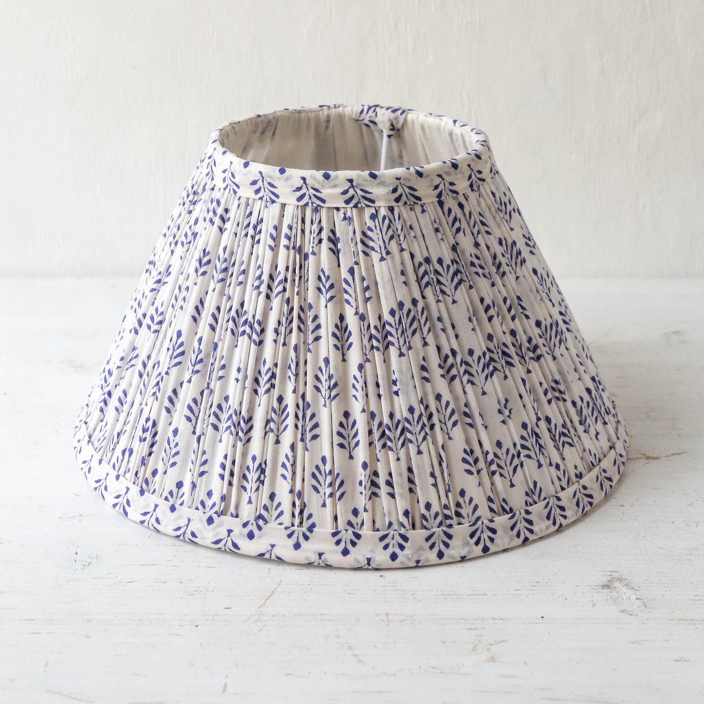 30cm Empire Pleated Lampshade - Sophia Blue