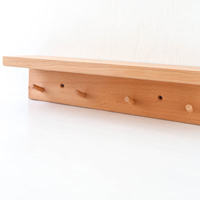 Wooden Wall Mount & Shelf