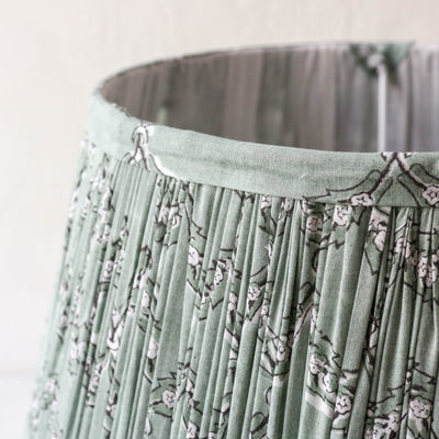 40cm Empire Pleated Lampshade - Charlotte Green