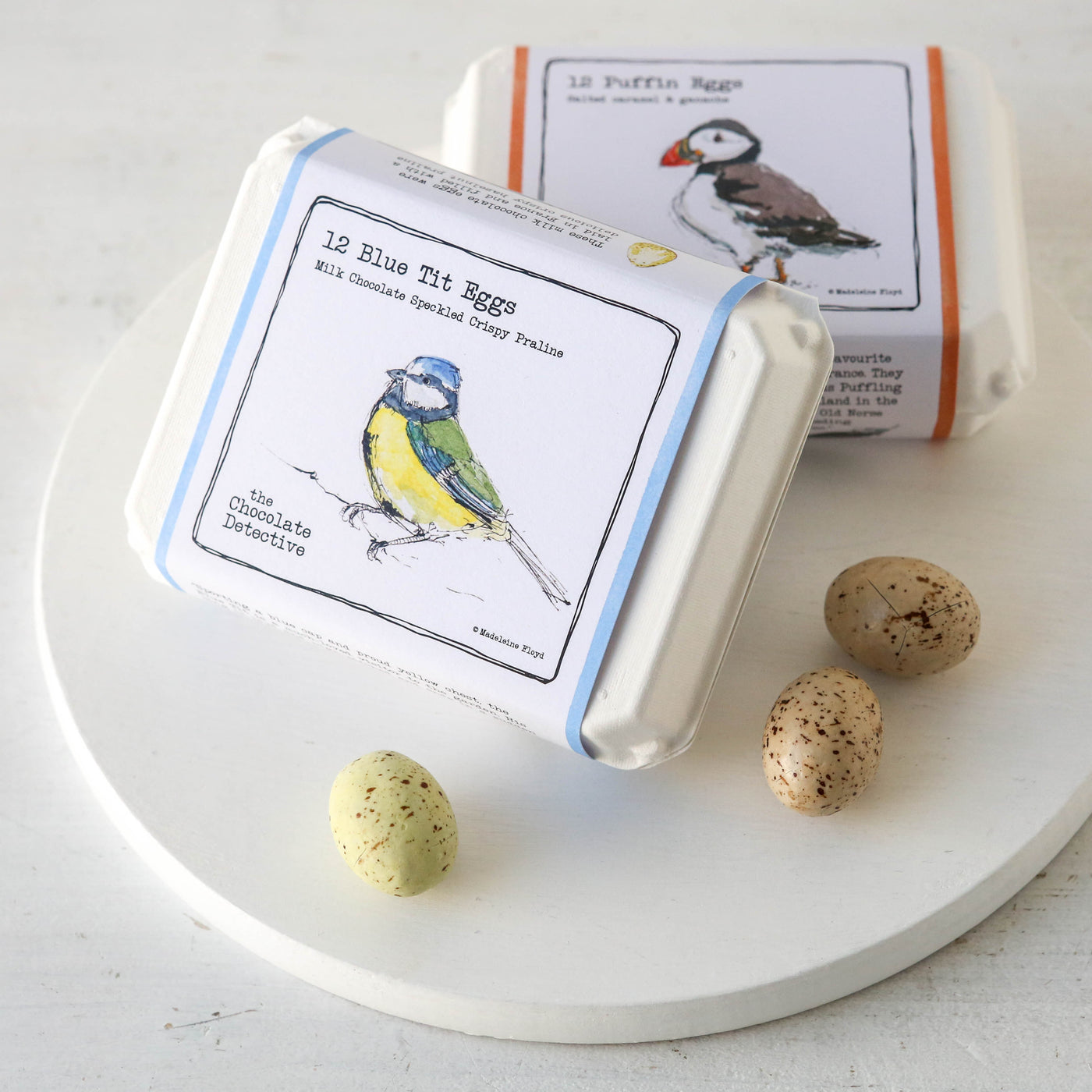 12 Salted Caramel Puffin Eggs