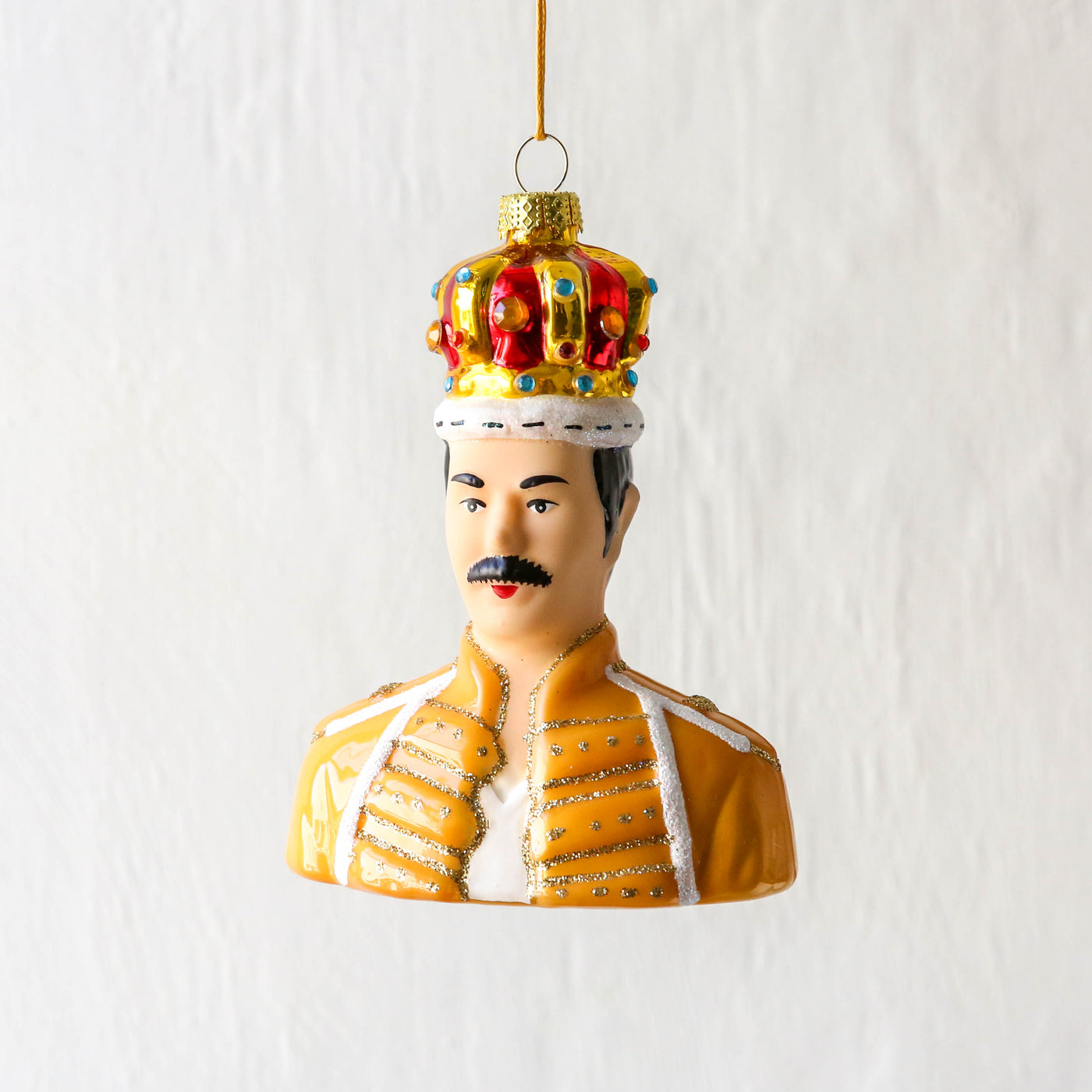 Freddie Mercury Glass Tree Decoration