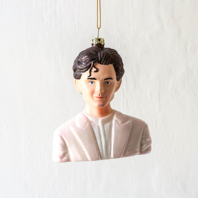 Timothee Chalamet  Glass Tree Decoration