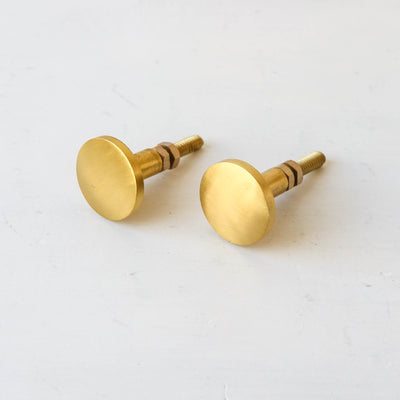 Pair of Brass Drawer or Cabinet Knobs