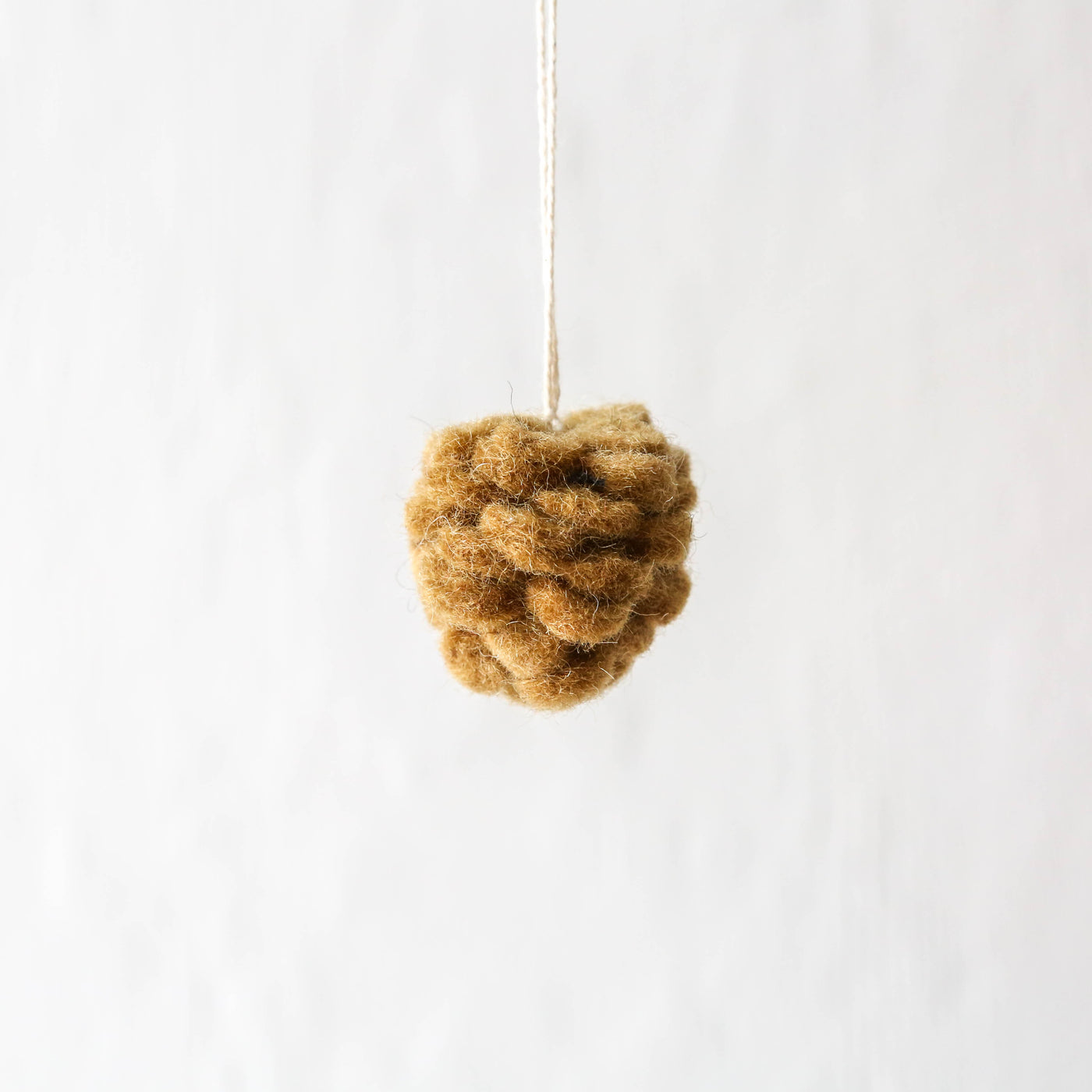 Felt Pine Cone Hanging Decoration