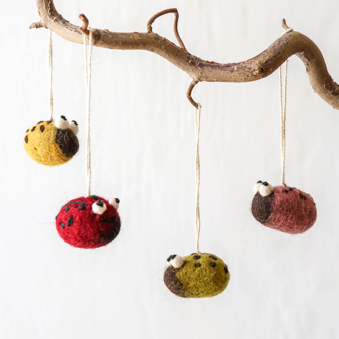 Felt Ladybug Hanging Decoration