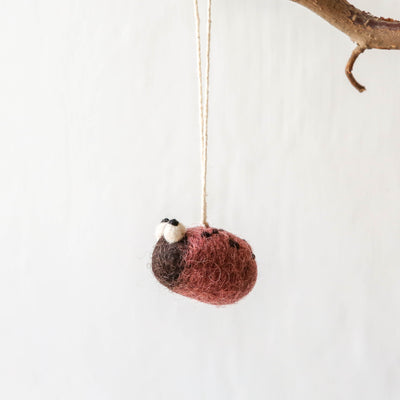 Felt Ladybug Hanging Decoration