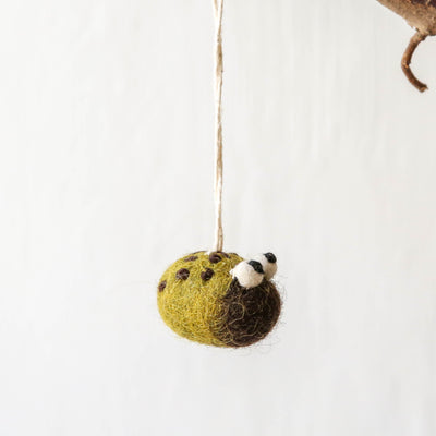 Felt Ladybug Hanging Decoration