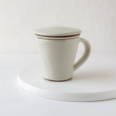 Chai Cup and Strainer - Milk