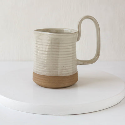 Stoneware Kulampu Jug - Milk White