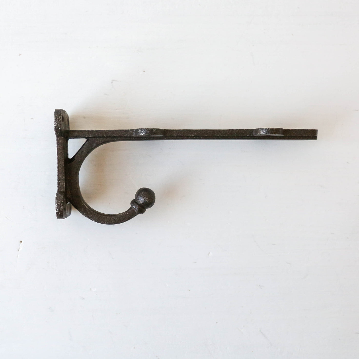 Cast Iron Shelf Bracket with Hook