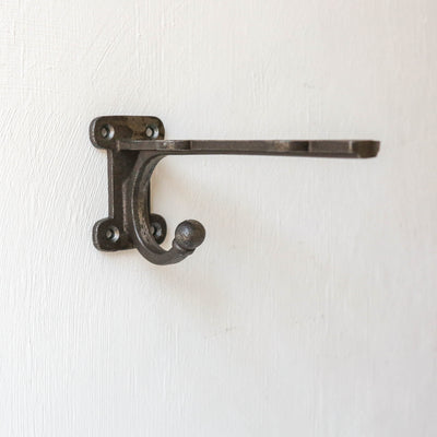 Cast Iron Shelf Bracket with Hook