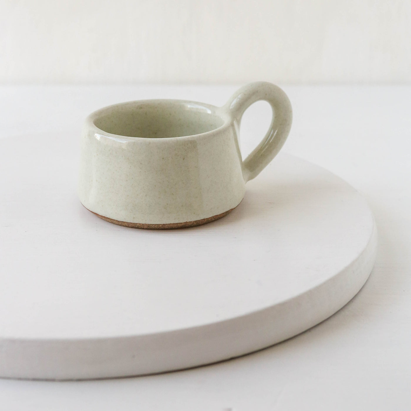 Stoneware Tea Light Cup - Milk