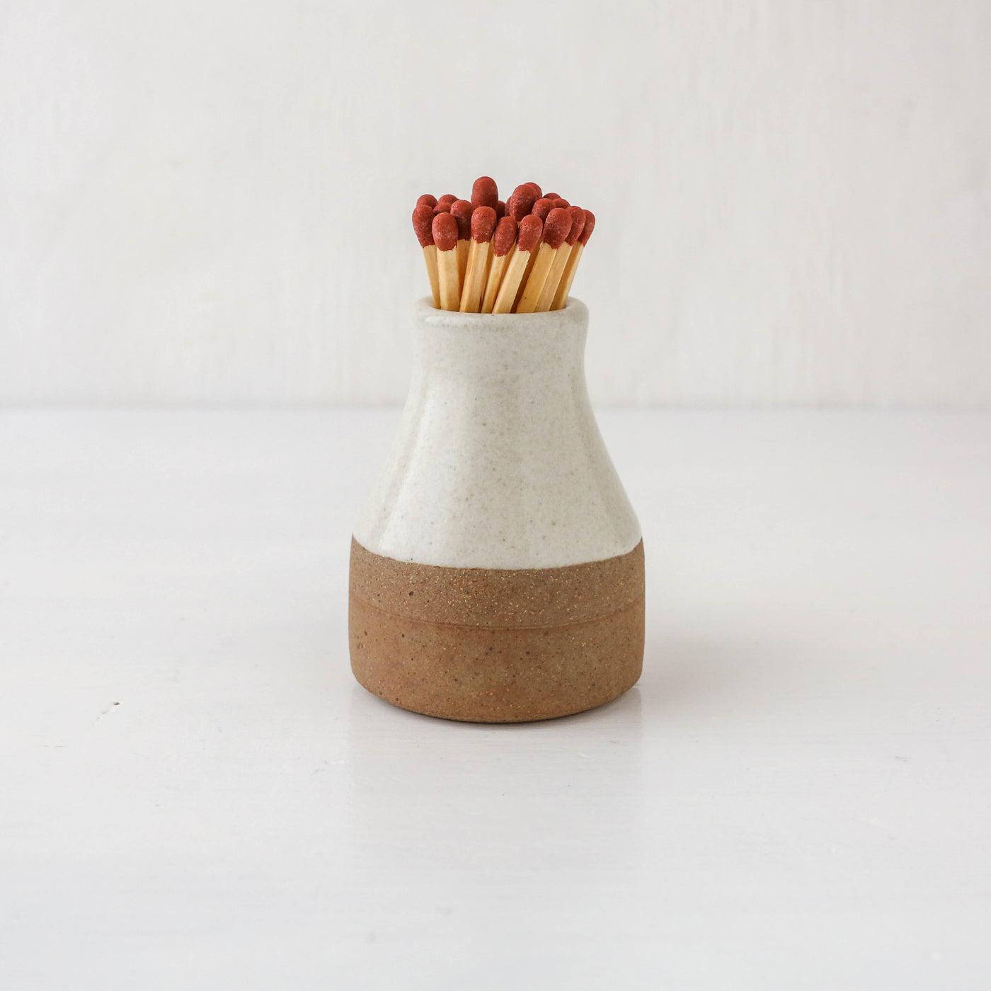 Stoneware Milk Bottle Match Striker