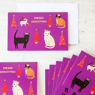 Pretty Paws - Pack of 8 Christmas Cards