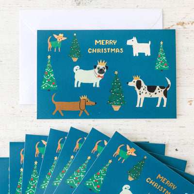 Shaggy Dogs - Pack of 8 Christmas Cards