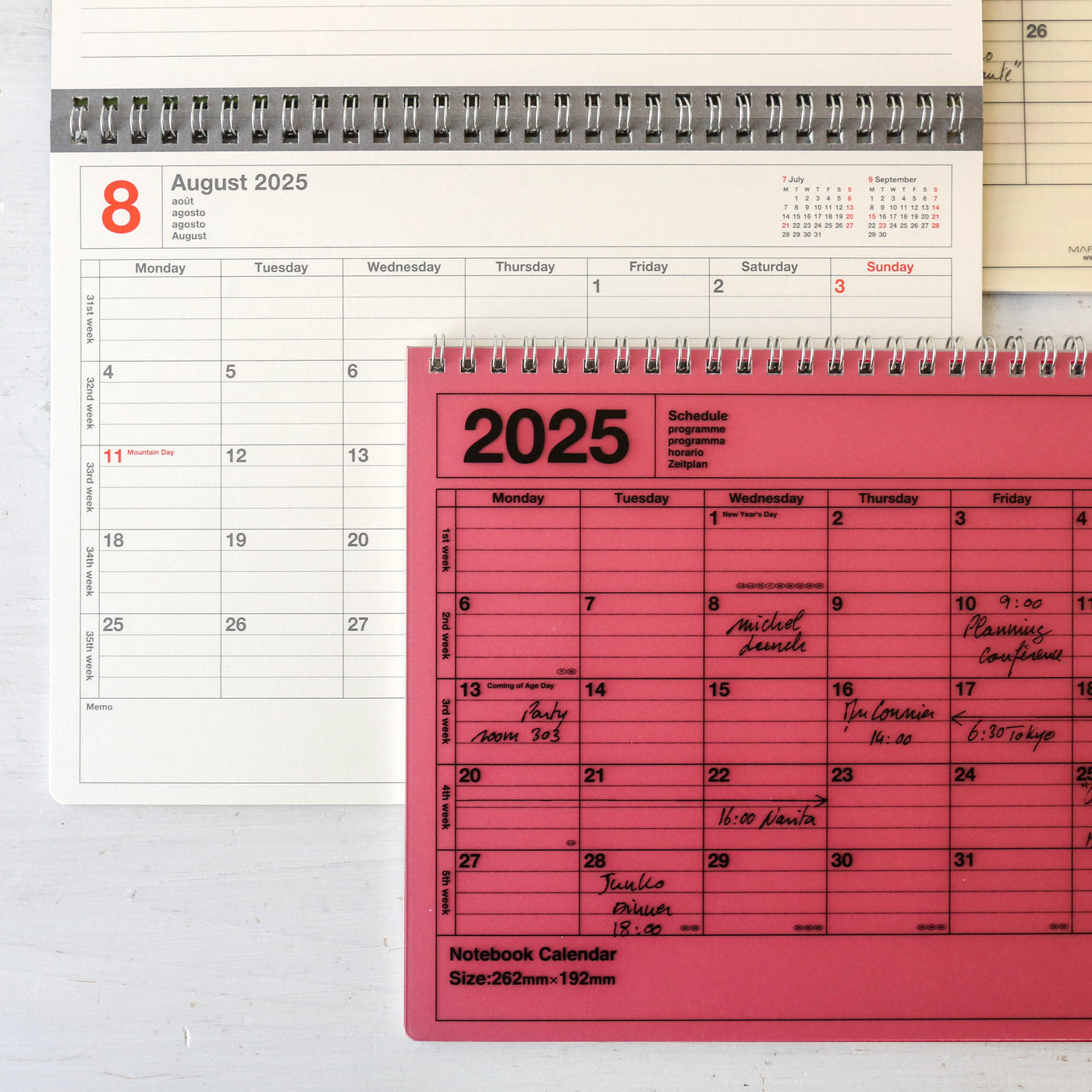 2025 Medium Notebook Calendar