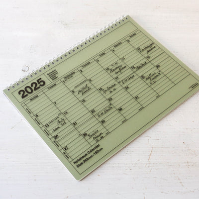 2025 Medium Notebook Calendar