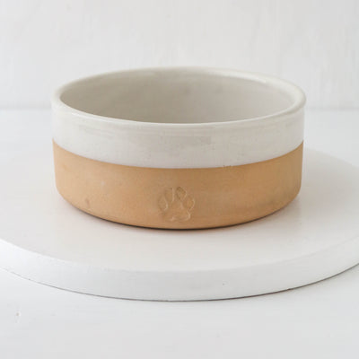 Stoneware Large Pet Bowl