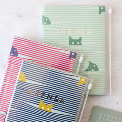 A5 Cats Agenda Wallet Diary - 2025