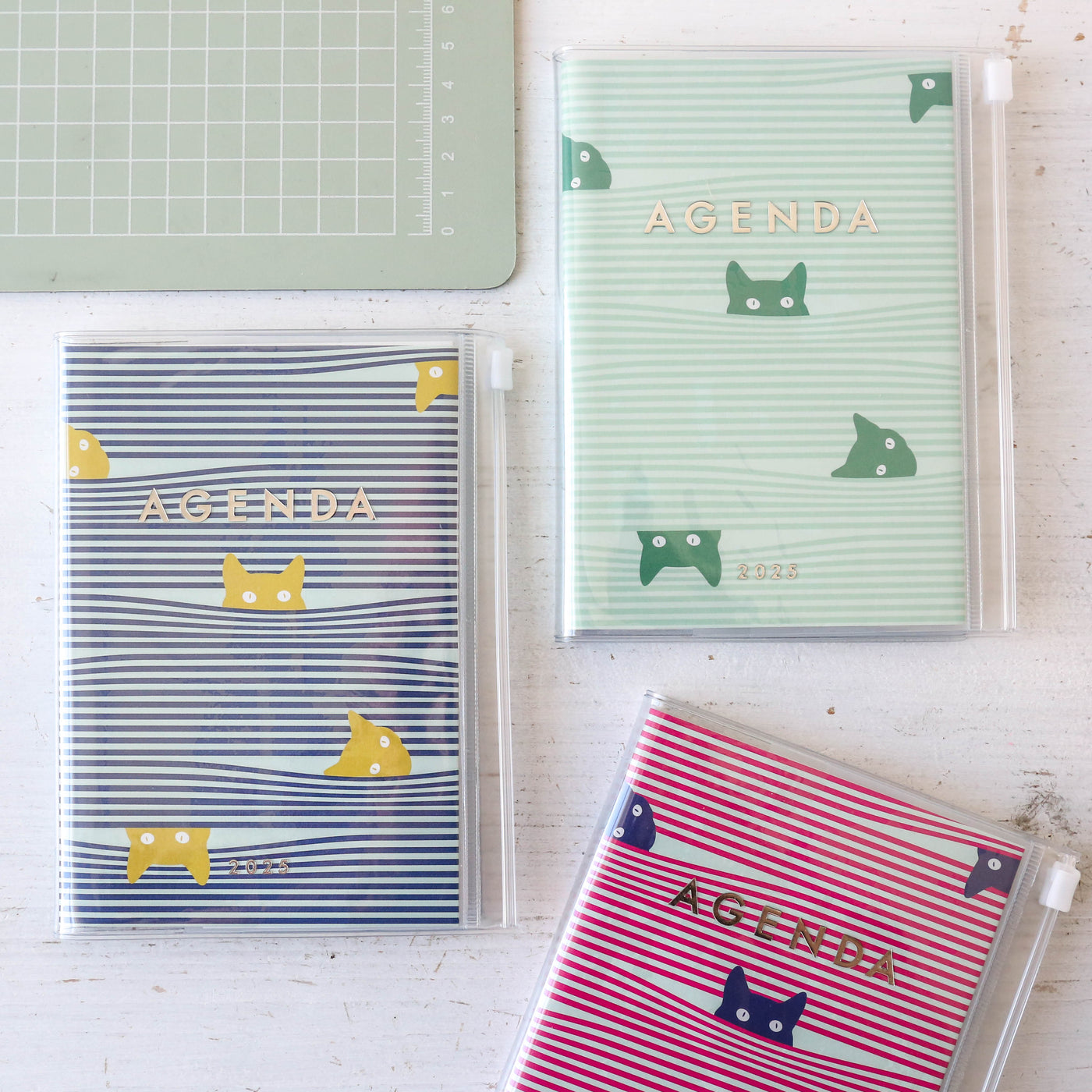 SALE A6 Cats Agenda Wallet Diary - 2025