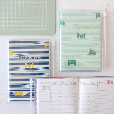 A6 Cats Agenda Wallet Diary - 2025