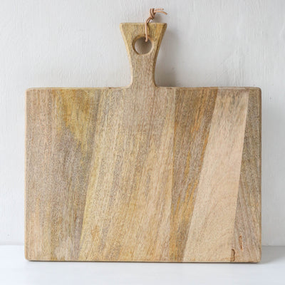 Large Paddle Shaped Mango Wood Chopping Board