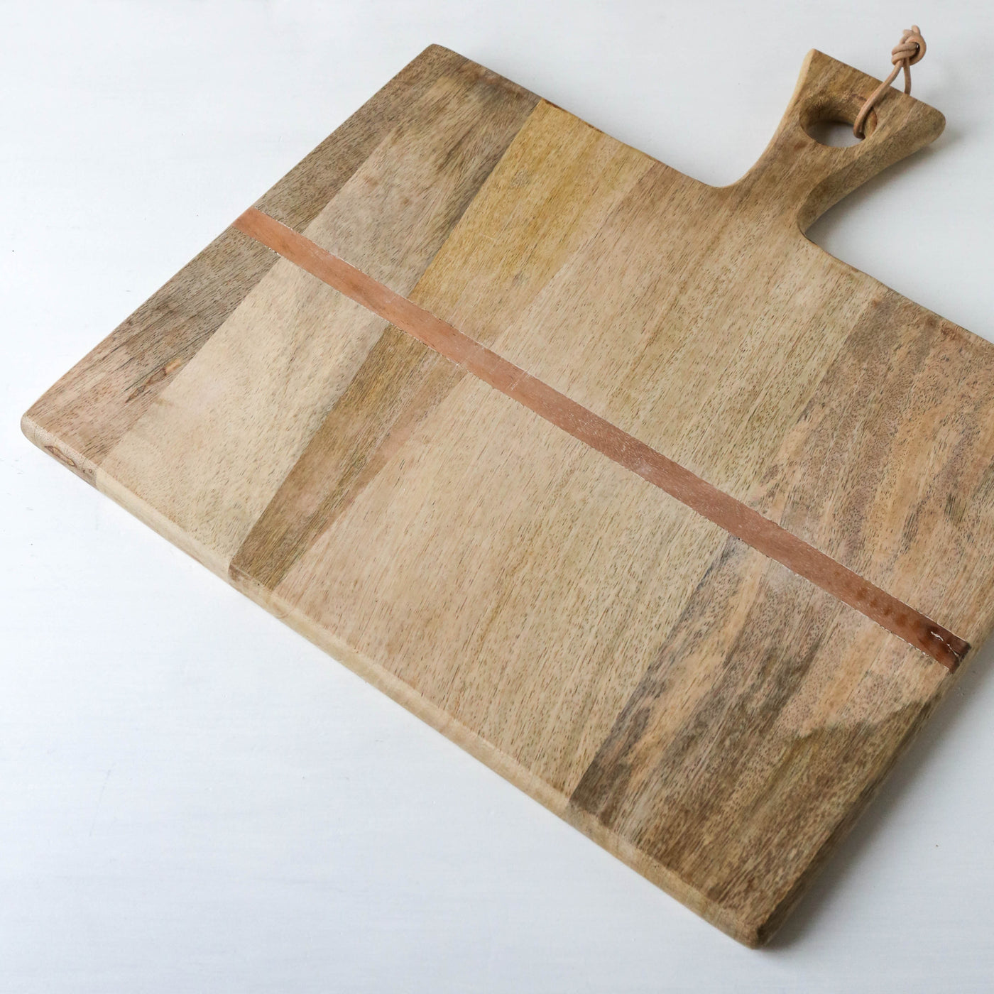 Large Paddle Shaped Mango Wood Chopping Board