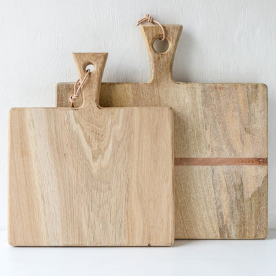 Paddle Shaped Oak Chopping Board