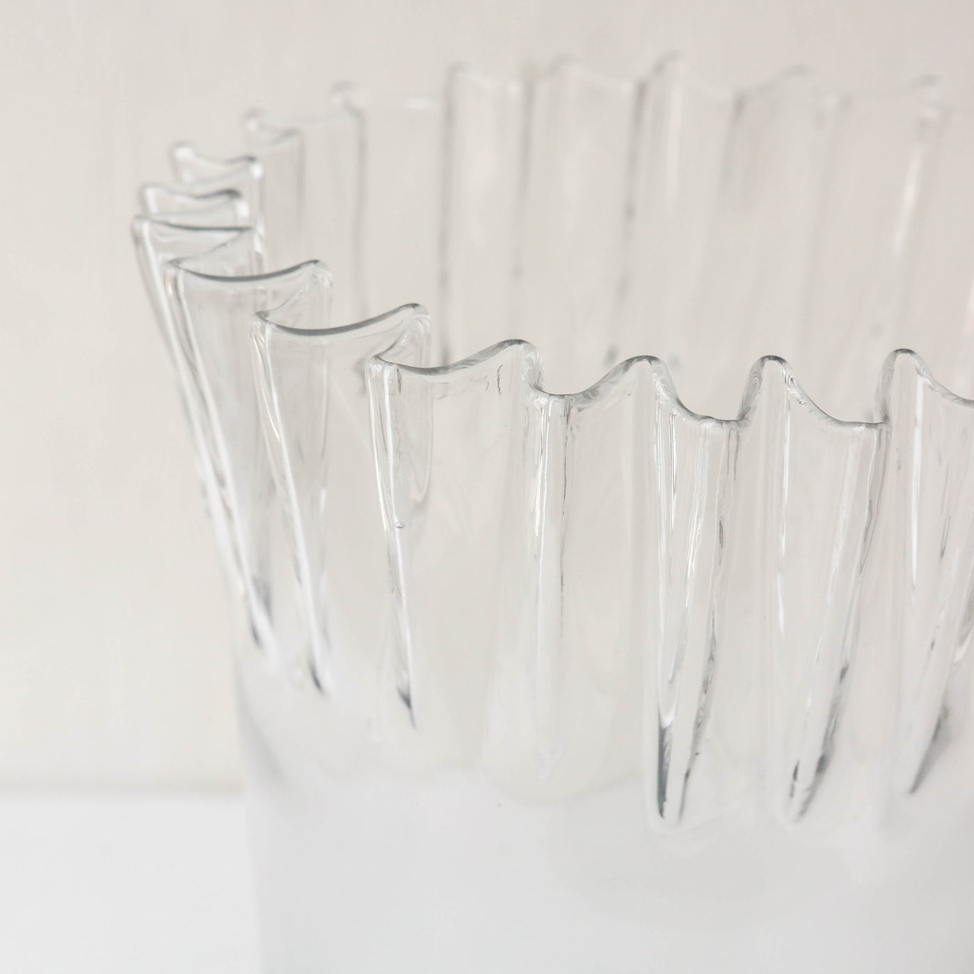 Fold Glass Vase