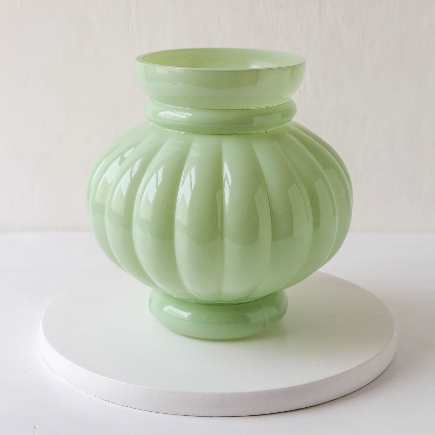 Light Green Glass Vase