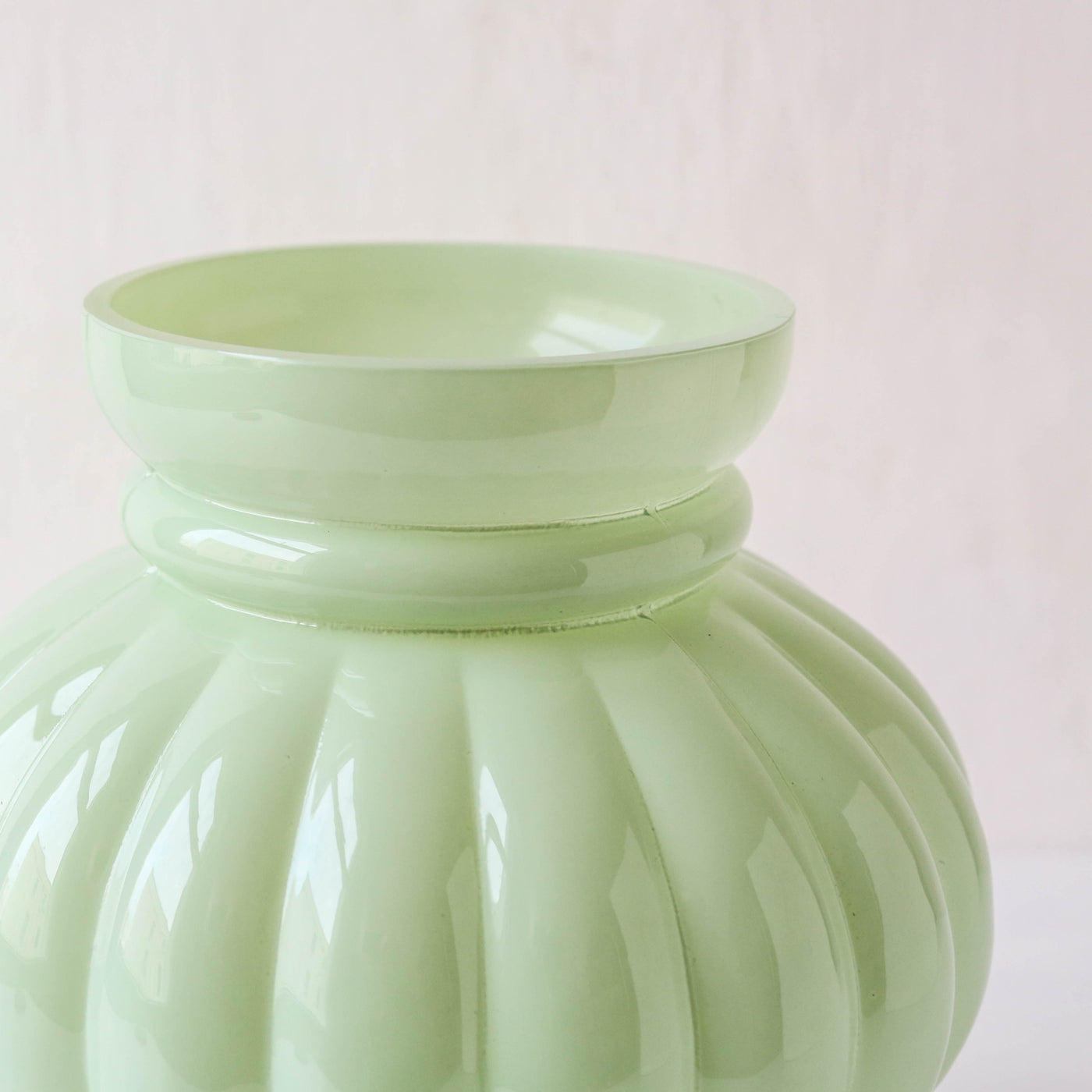 Light Green Glass Vase