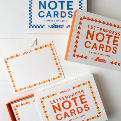 Squares Letterpress Notecards