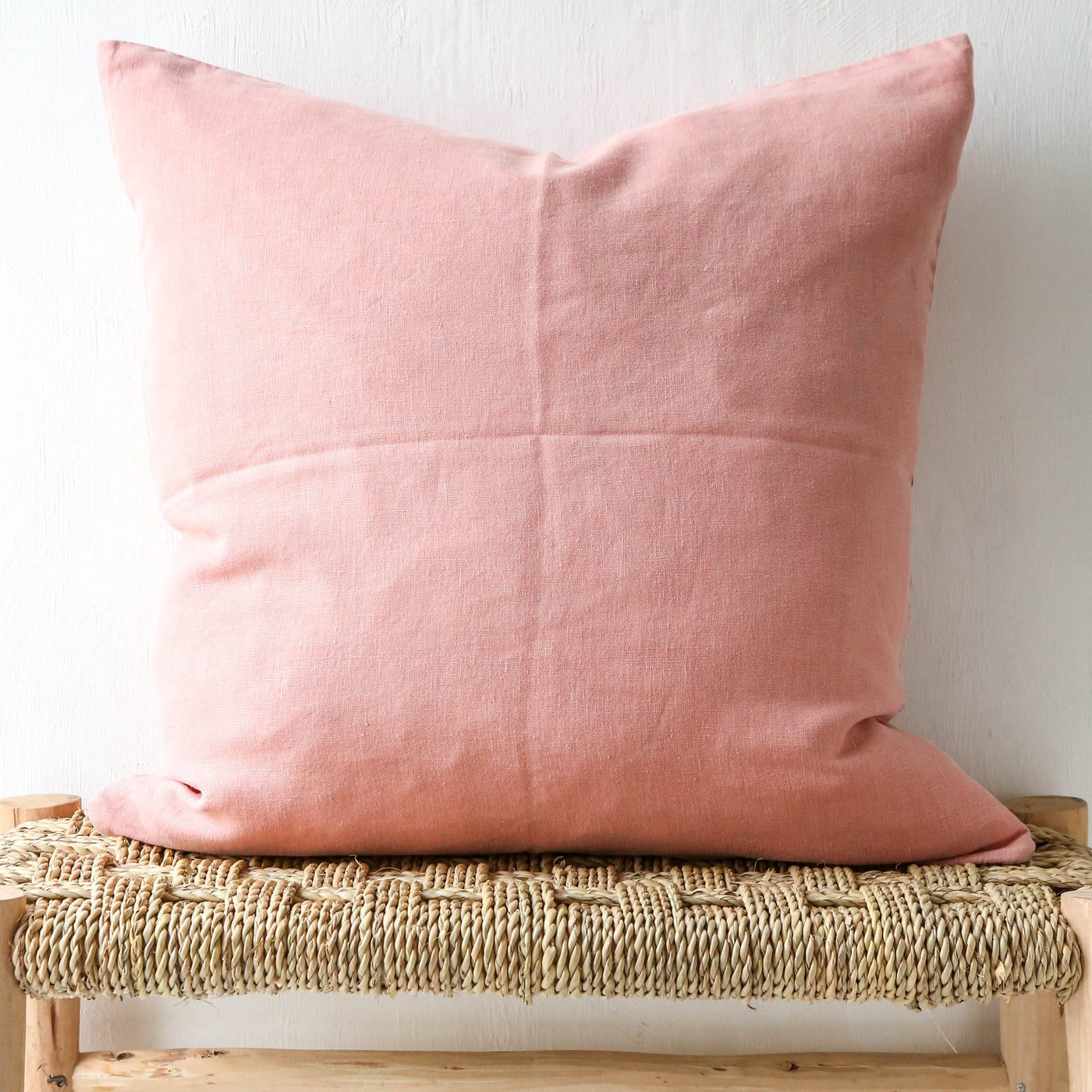 Linen Cushion Cover - Desert Rose