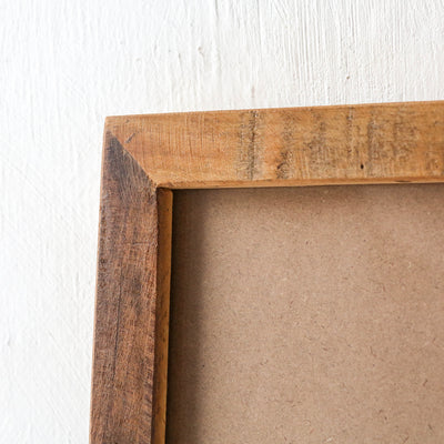 Reclaimed Wood Photo Frame - Medium Square