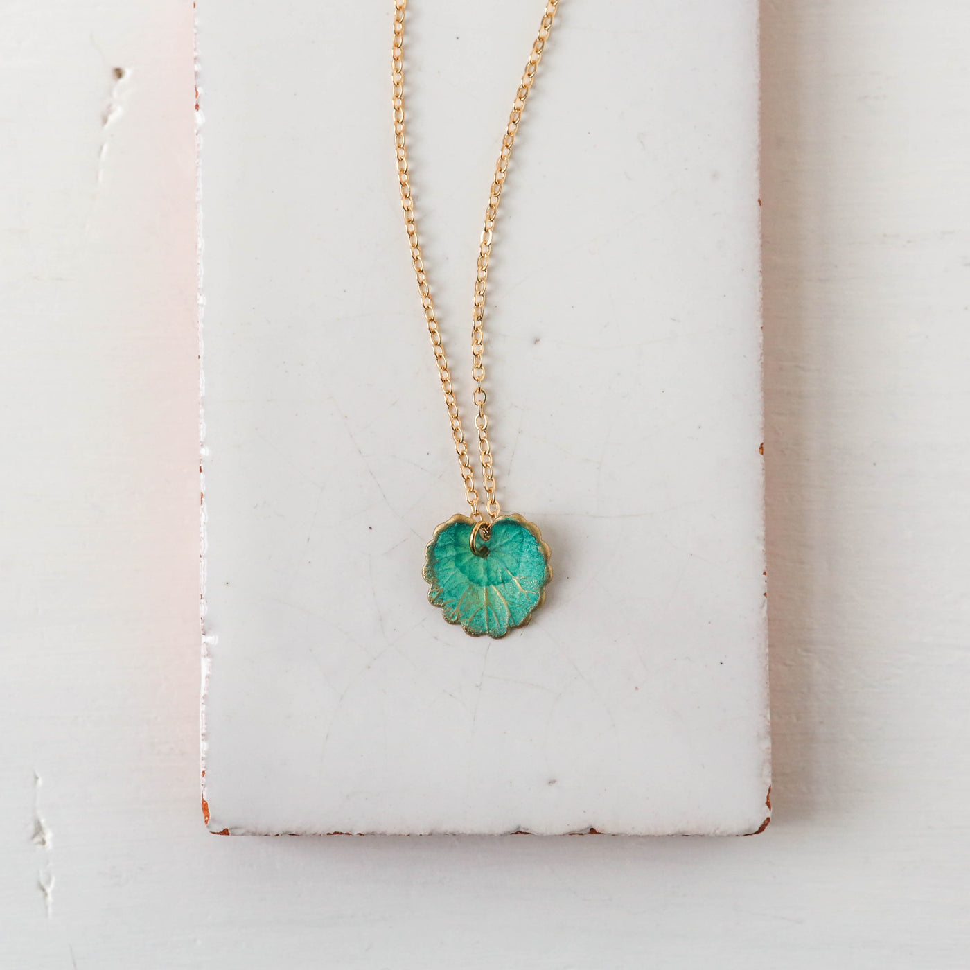 Turquoise Clover Leaf Necklace