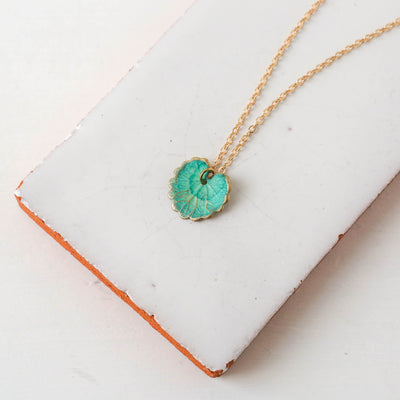 Turquoise Clover Leaf Necklace