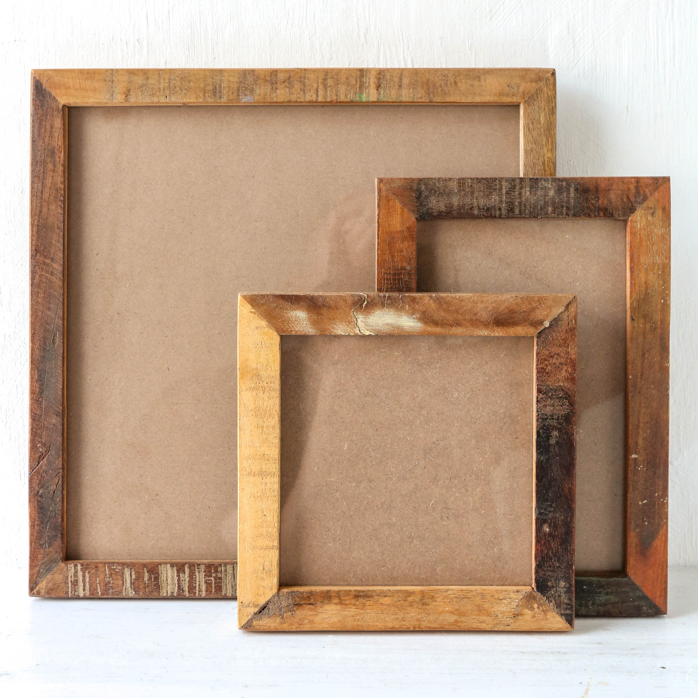 Reclaimed Wood Photo Frame - Medium Square